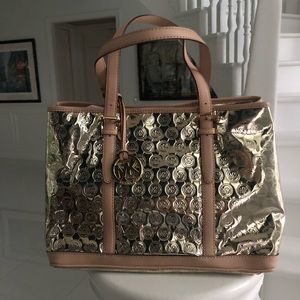 Michael Kors Bags - Gold Michael Kors tote! NWOT Michael Kors Bags - Gold Michael Kors tote! NWOT
